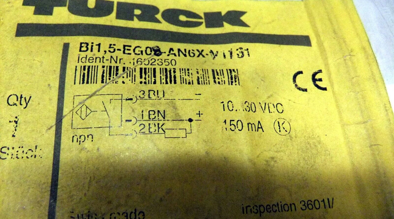 Turck Bi1,5-EG08-AN6X-V1131 Proximity Sensor