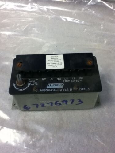 Foxboro M/63R-OA-I SAFETY RELAY- NO BOX