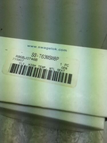 Swagelok SS-T63MSW8P 3-PIECE 60 Series Thermal Service Ball Valve