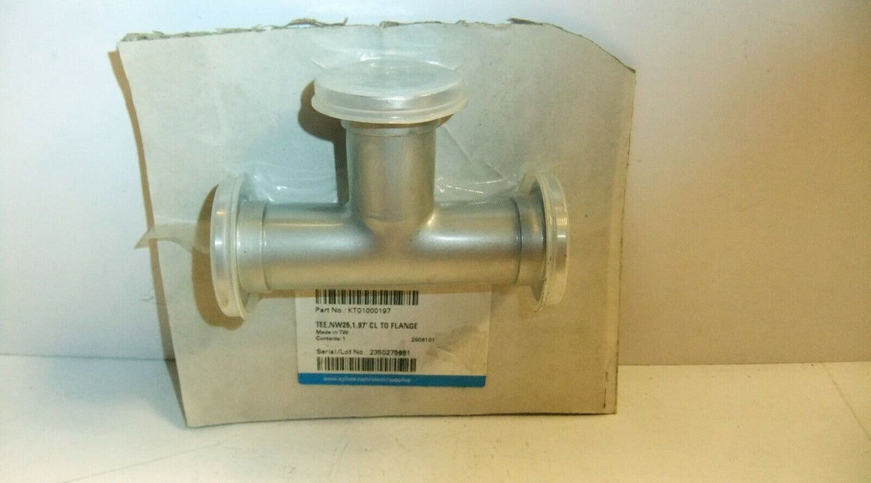 Agilent Tee NW25 1.97 CL to Flange KT01000197