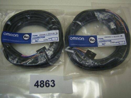 Lot Of 2 Omron 4 Wire Connector E1010R 2M