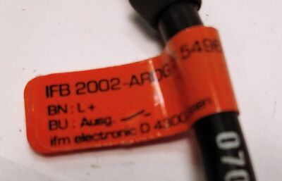 Efector IFB-2002-AROG IF5496 10-30 V DC Inductive Proximity Sensor