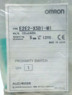 Omron E2E2-X5B1-M1 12-24 V DC Shielded Inductive Proximity Sensor