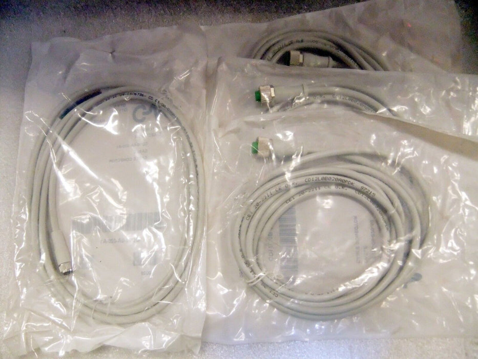 Lot of 4 Automation Direct CD12-0B-020-A0 CD08-0A-020-A1 Cable Connector