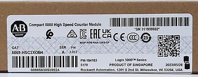 Allen-Bradley 5069-HSC2XOB4 CompactLogix 5000 Ser A FW 3.012 PLC Counter Module
