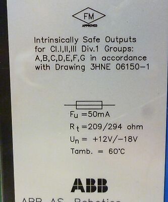 ABB 3HNE 05281-1 ZENER BARRIER