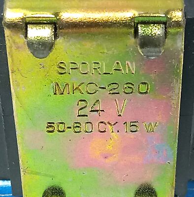 Sporlan MKC-2 MKC-260 24 V AC Solenoid Coil Kit