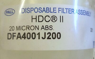 Pall DFA4001J200 DFA Capsule HDC II 20µm Filters