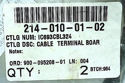 GE Fanuc IC693CBL324 PLC Cable