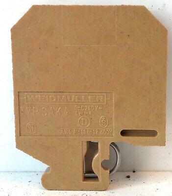 Weidmuller SAK4 1716240000 18-12 AWG Terminal Block - Lot of 99 Pcs
