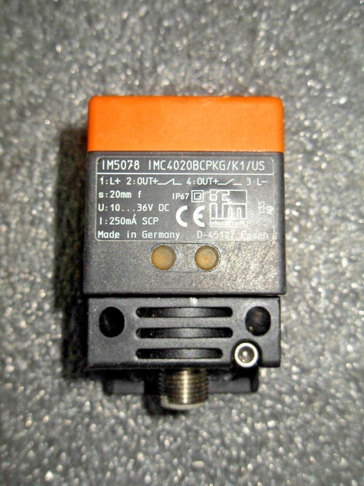 IFM EfectorIM5078 IMC4020BCPKG/K1/US Inductive Proximity Switch