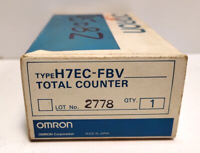 Omron H7EC-FBV 24-240 V AC Digital Totalizer Counter W/ LCD Display