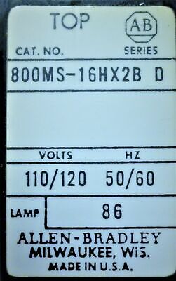 Allen-Bradley 800MS-16HX2B Selector Switch