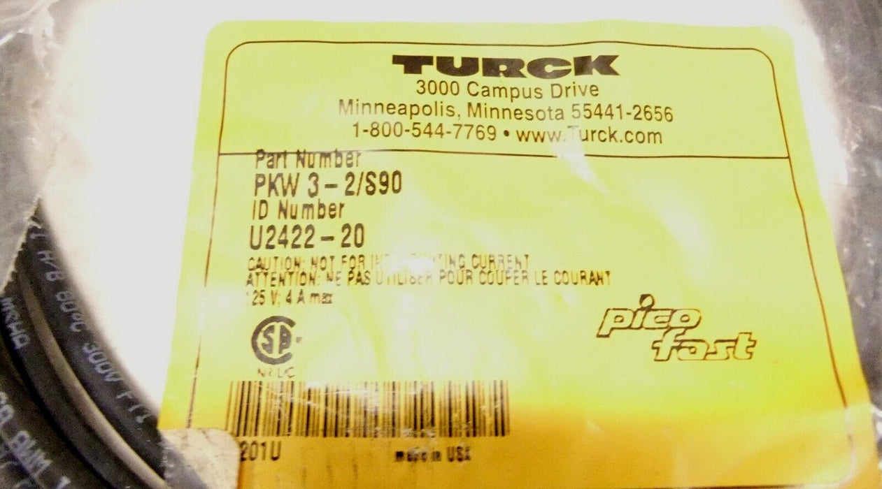 Turck Pico Fast Cable PKW3-2/S90