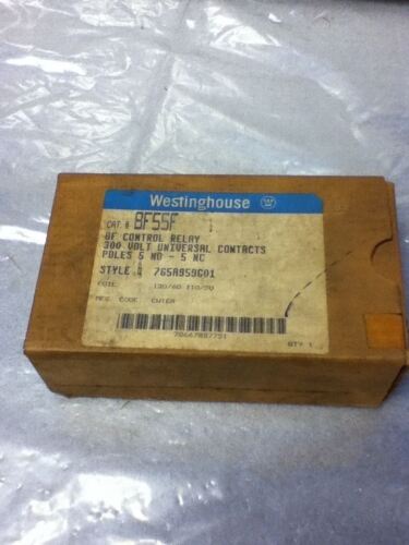 Westinghouse BF55F Control Relay