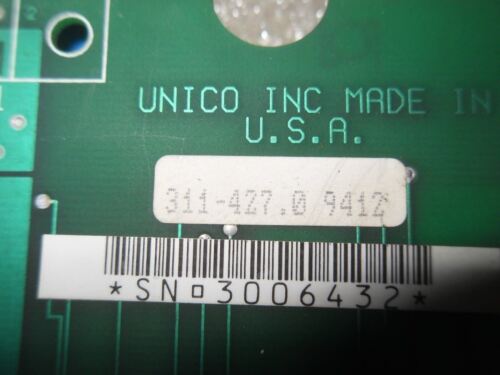 unico 311-427.0 9412 PC Board