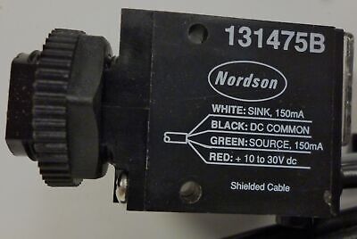Nordson 131475B Polarized Retro-Reflective Photosensor with Shielded Cable