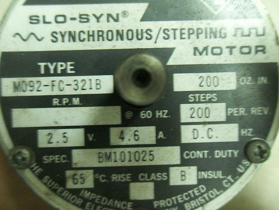 Danaher Motion M092-FC-321B Motor