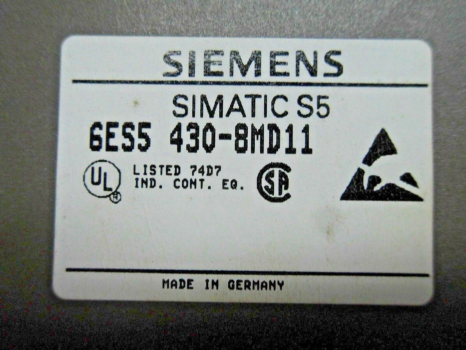 Siemens 6ES5 430-8MD11 Input Module