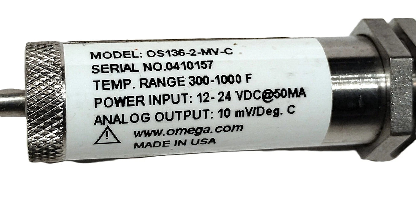 Omega Engineering OS136-2-MV-C 12-24 V DC 300-1000¬∞F Infrared Temperature Sensor