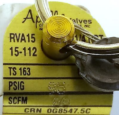 Apollo Valves 15-112 RVA15 1/4 in Pressure Relief Valve