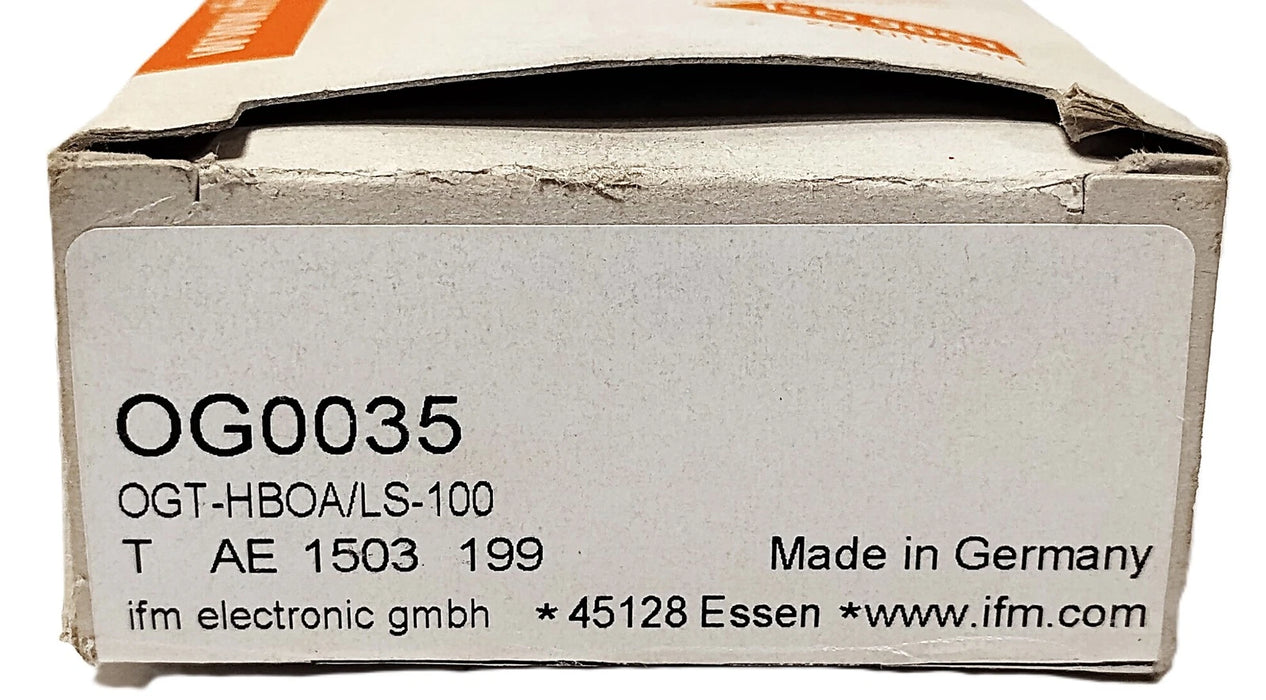 Efector OGT-HBOA/LS-100 OG0035 20-250 V AC/DC Photoelectric Proximity Sensor