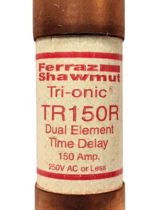 Ferraz Shawmut TR150R 250V AC/DC 150A Class RK5 Current-Limiting Time-Delay Fuse