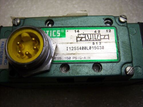 Numatics ISO1 5 PIN B.H.IN COND I12SS400L015G30 Valve