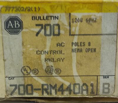 Allen-Bradley 700-RM440A1 600 V AC 30 A Industrial Control Relay