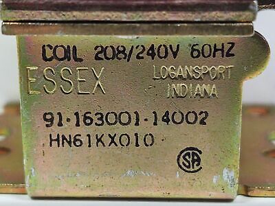Emerson White Rodgers HN61KX010 91-163001-14002 208/240VAC Pilot Duty Relay