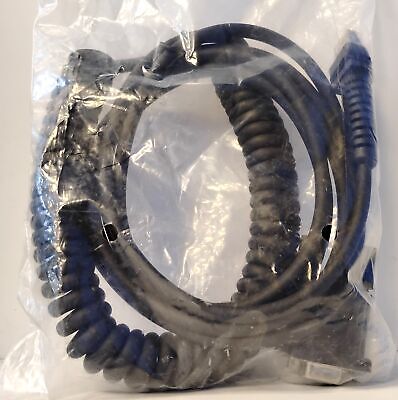 Datalogic CAB-459 RS 9D F E/P Coil 12 ft Bar Code Scanner Cable