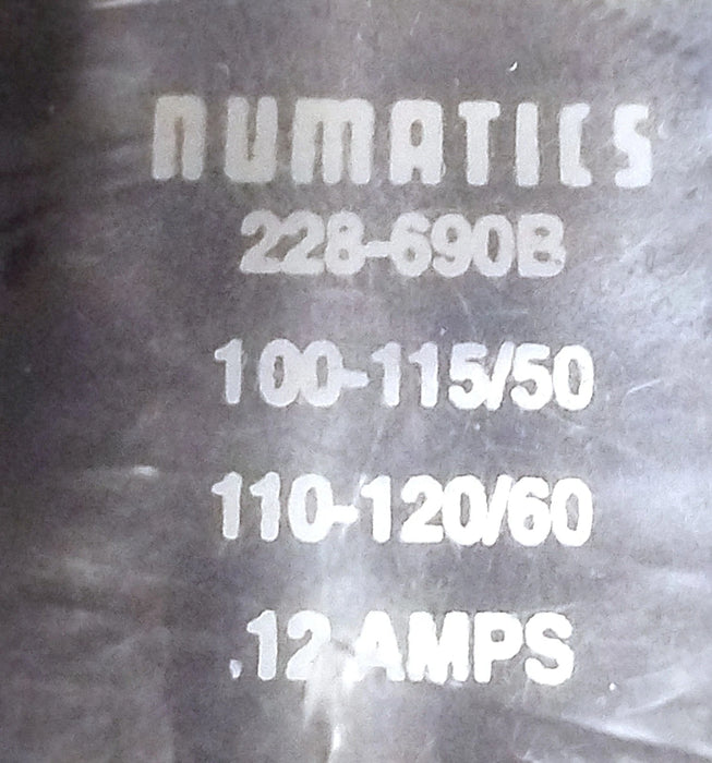 Numatics 253SA43AK000030 Pneumatic Solenoid Valve w/ 120VAC Coil and Manifold