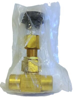 Whitey B-3LRF4 5000 psi Brass Manual Flow Control Valve