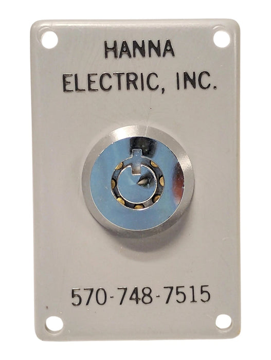 Vee Industries TVP-1 125/250 V AC 4 A Electric Keyed Switch