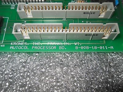 Krones 8-098-18-011A Autocol Processor Board