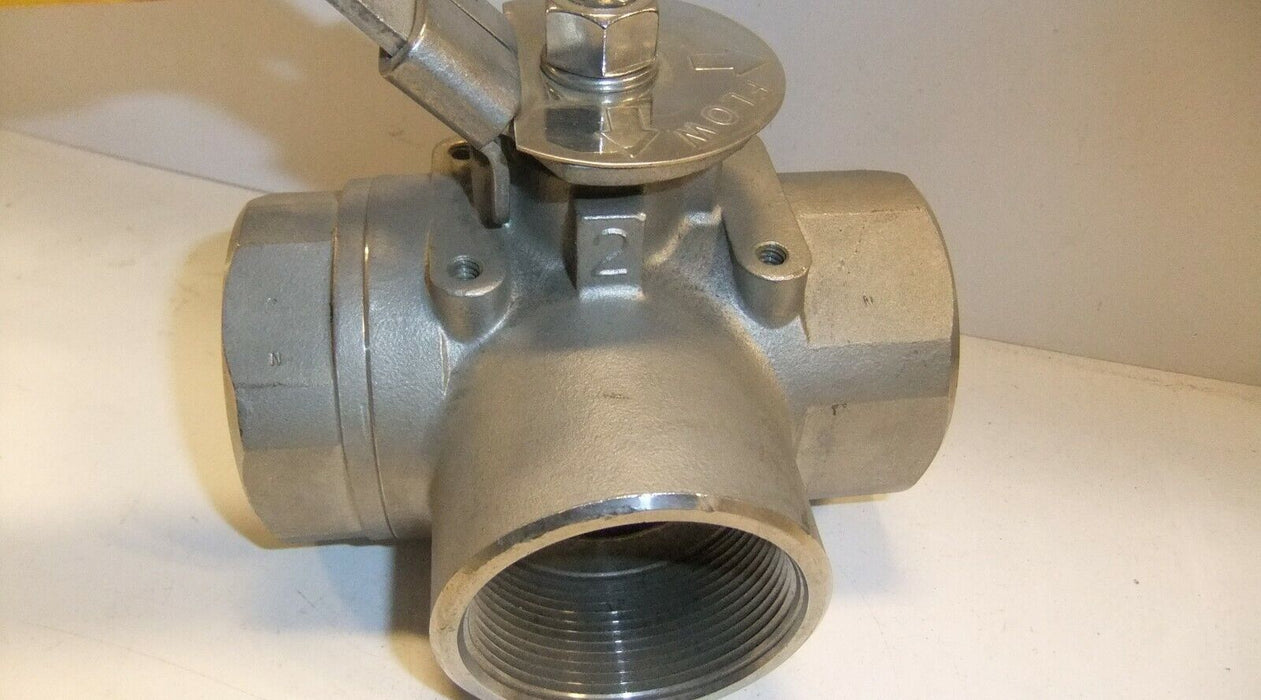 Milvaco CF8M 2 1/2" 1000 WOG Valve