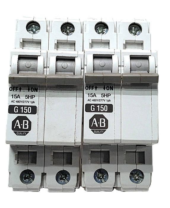 Allen-Bradley 1492-CB2-G150 480Y/277V 15 A 2-Pole Supplementary Protector