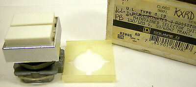 Square D Dual Push Button White 9001KXRD