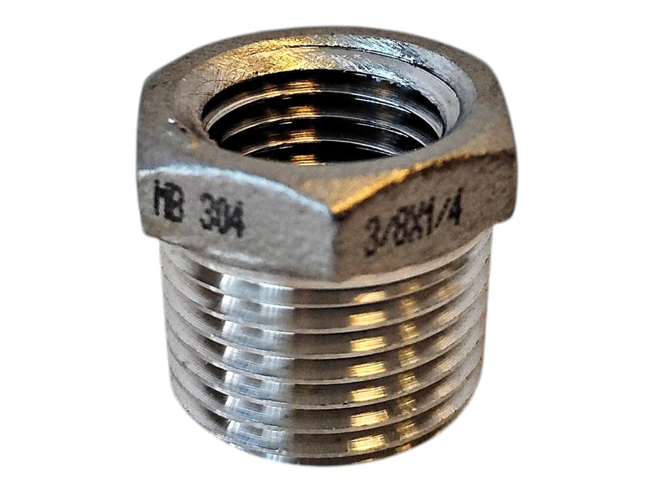 Merit Brass K414-0604 3/8" x 1/4" MNPT x FNPT Hex Head Pipe Bushing