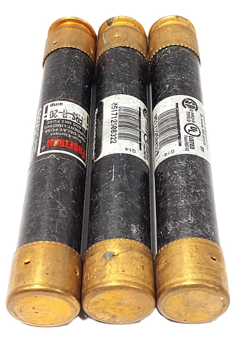 Bussmann FRS-R-20 600VAC/300VDC 20 A Class RK5 Time-Delay Current-Limiting Fuses
