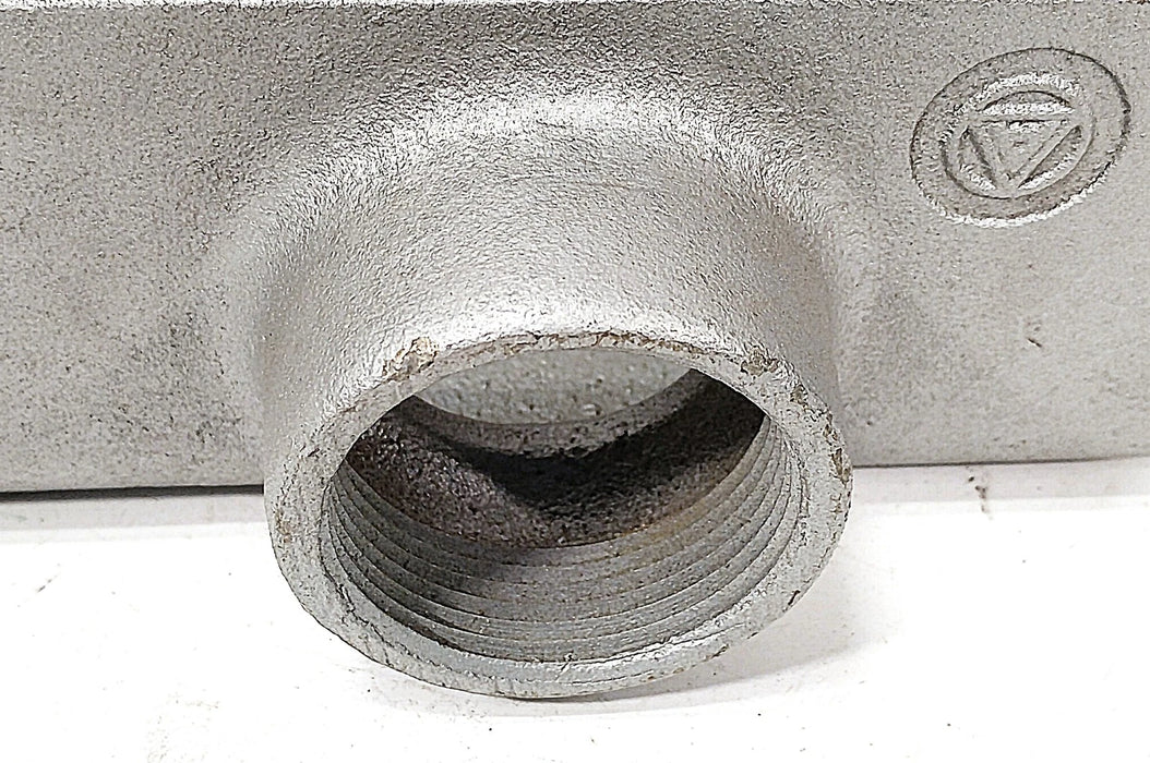 Appleton Electric T125-M 1-1/4 in Type T Metal Rigid Conduit Body