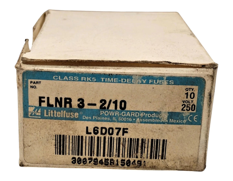 Littelfuse FLNR-3-2/10 250 V AC 3.2 A Current-Limiting Time-Delay Fuses