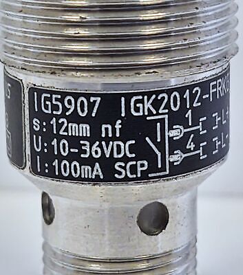 IFM EfectorIGK2012-FRKG/M/2LED/US-104-IRF IG5907 Inductive Proximity Sensor