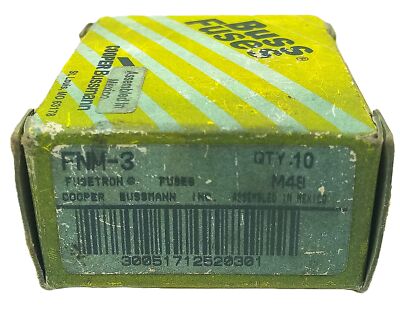 Bussmann FNM-3 250 V AC 3 A Time Delay Fuse