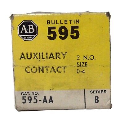 Allen-Bradley 595-AA Heavy Duty Size 0-4 Auxiliary Contact
