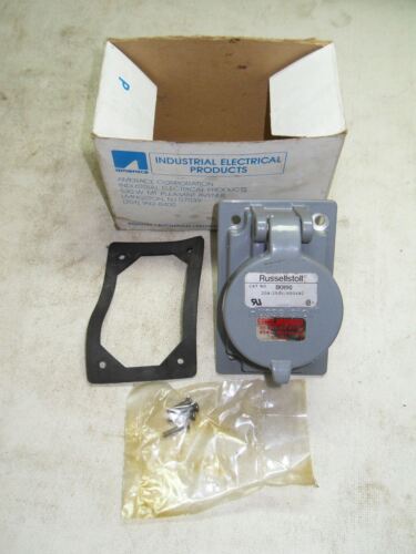 1 AMERACE RUSSELL STOLL RECEPTACLE SKR9G EVER-LOK 20A 600VAC