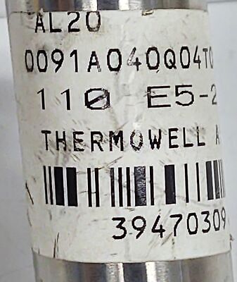 Rosemount Analytical 91A040Q 04T005P THERMOWELL Assembly
