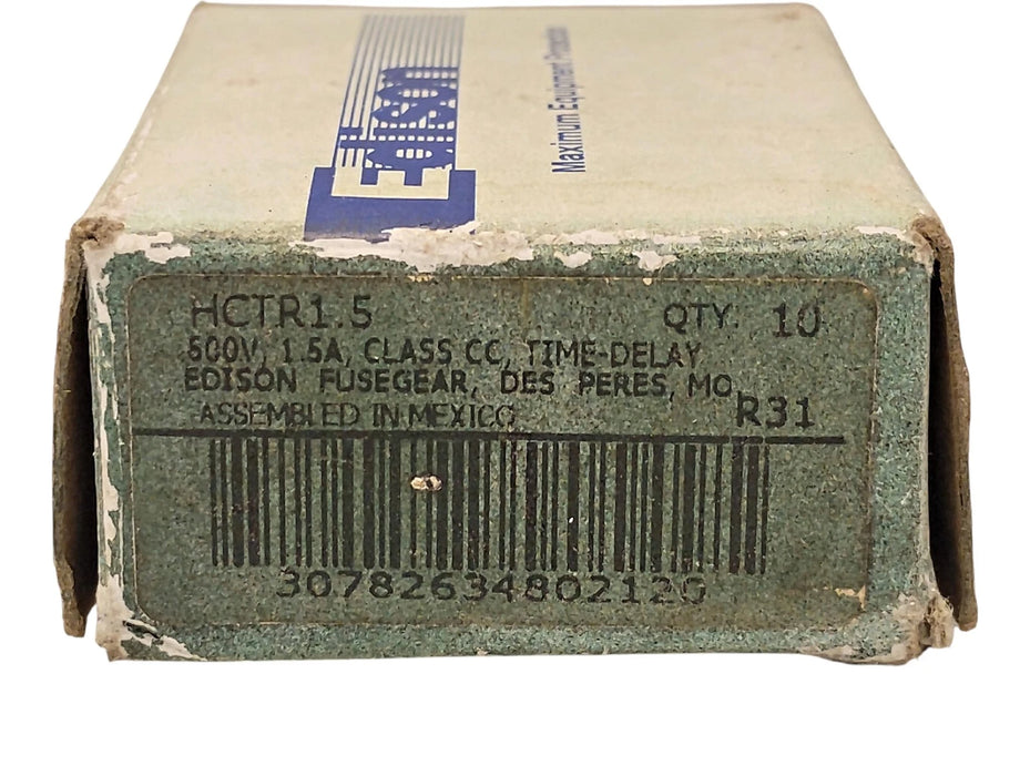 Edison HCTR1.5 600 V AC 1.5 A Current-Limiting Time-Delay Fuses