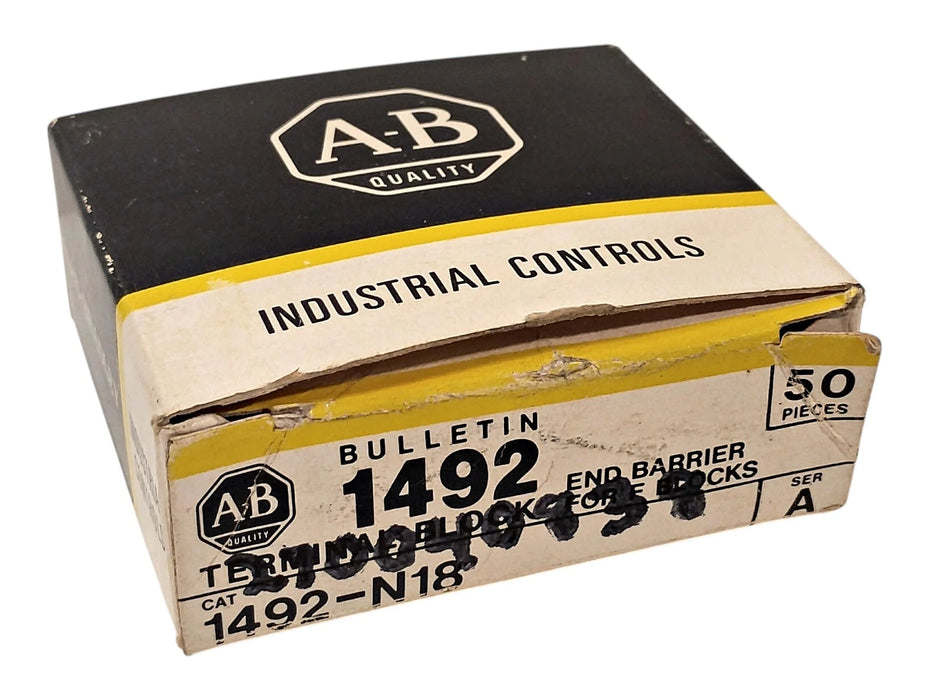 Allen-Bradley 1492-N18 Terminal Block End Barrier