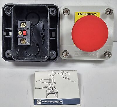 Telemecanique XAL-B164H29 Emergency Stop Pushbutton Station